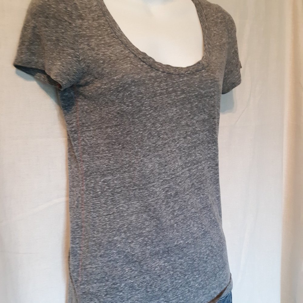 American Eagle Gray Space Dye Tee